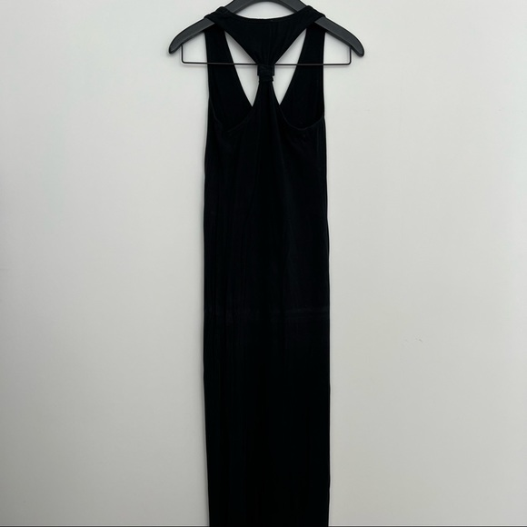 ARITZIA Community Black Racerback Fitted Maxi Dress - Size Small - Picture 4 of 4